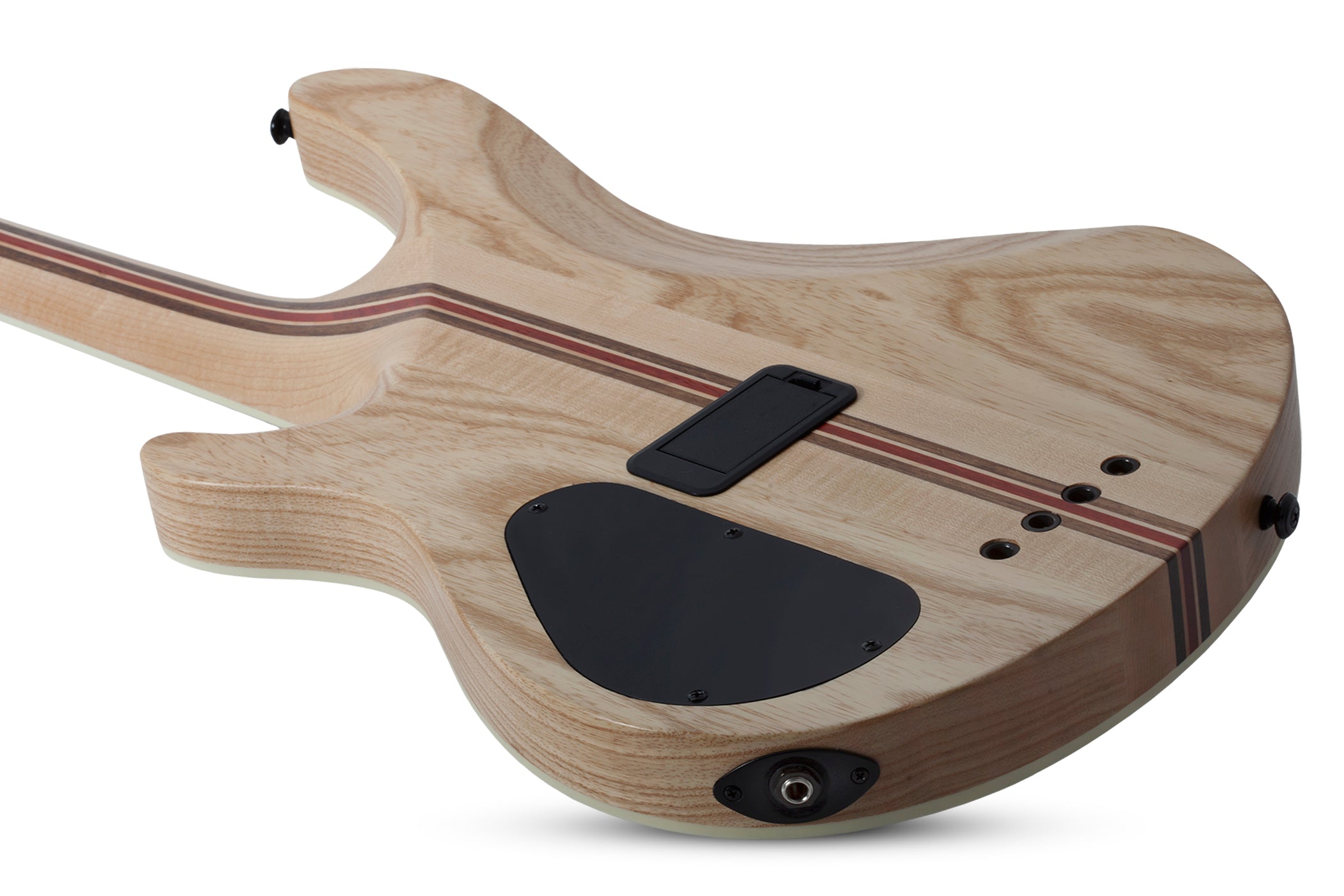 Schecter 4-string Electric Bass with Maple Top, Swamp Ash Body, Maple/Walnut/Padauk Neck - Black Fade Burst 1391-SHC