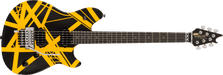 EVH Wolfgang Special Striped Series Ebony Fingerboard Satin Black and Yellow 5107702316