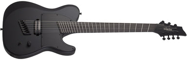 Schecter PT-7 Black Ops 7 String Multiscale Electric Guitar, Satin Black Open Pore 621-SHC