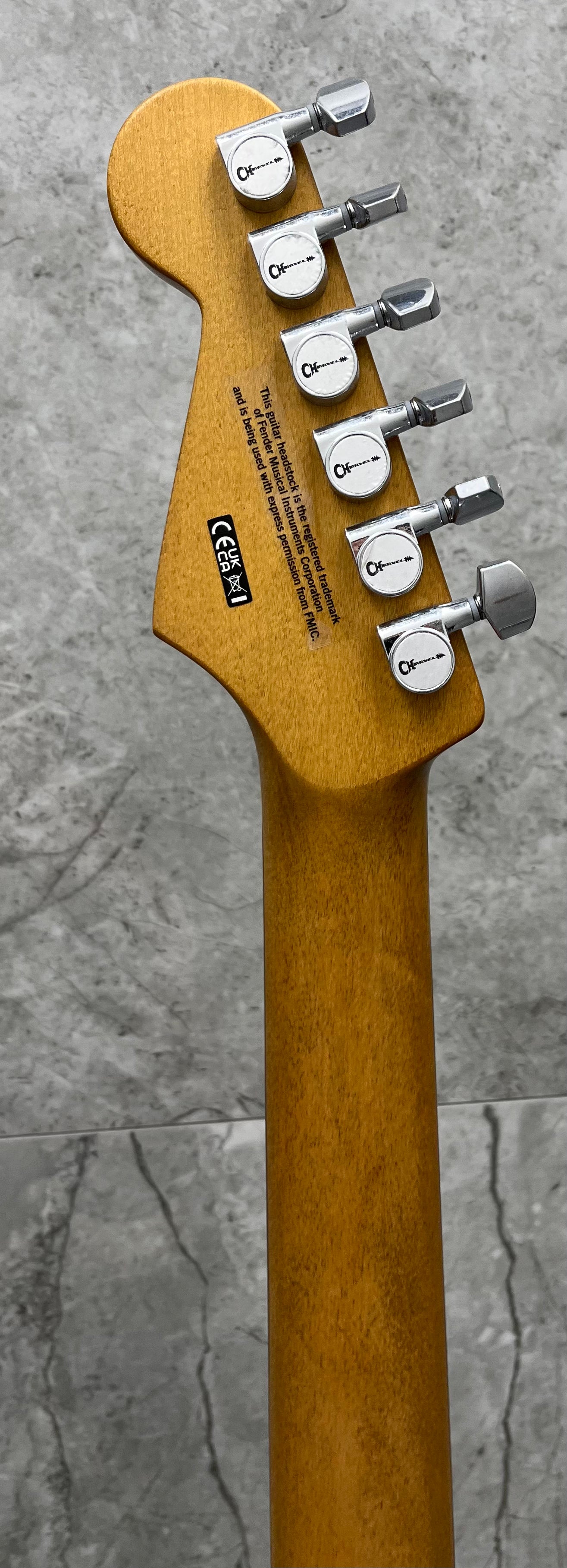 CHARVEL LIMITED EDITION Distressed Relic Super-Stock So-Cal Style 1 HH FR RW, Rosewood Fingerboard, Aged Arctic 2966634300 SERIAL NUMBER MC241757 - 8.4 LBS