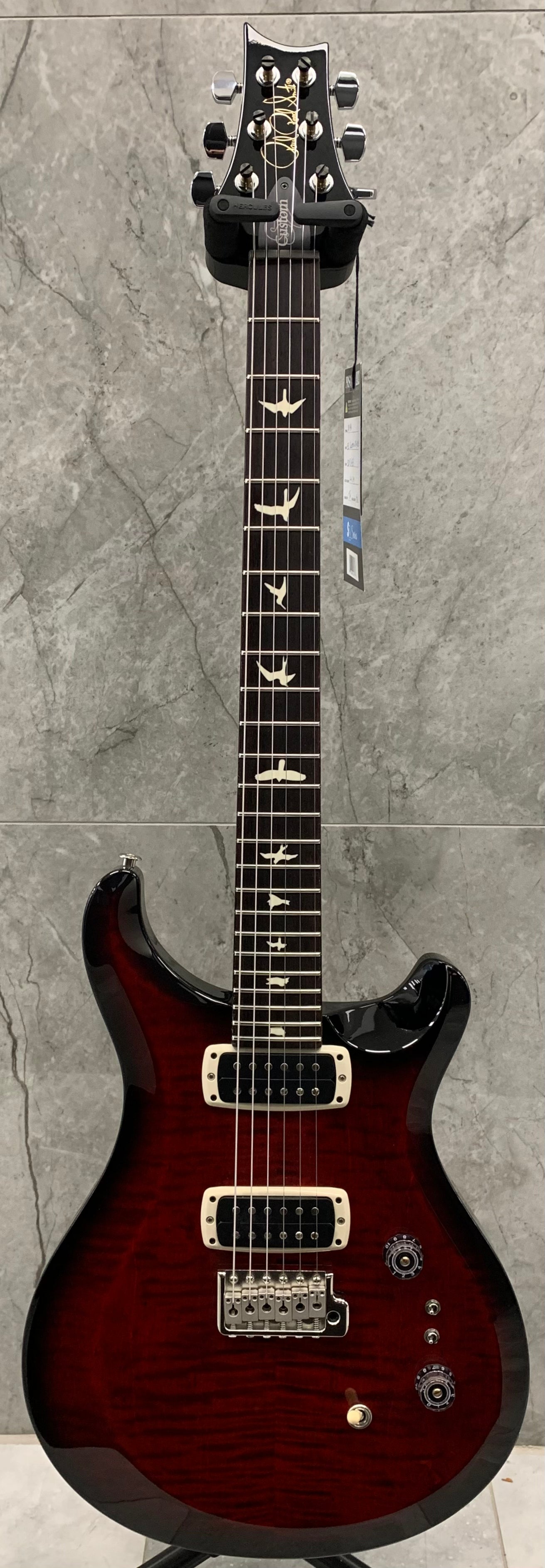 PRS Guitars USA S2 Custom 24-08 – Custom Colour – Fire Red Smokeburst 112819:CC SERIAL NUMBER S2072435