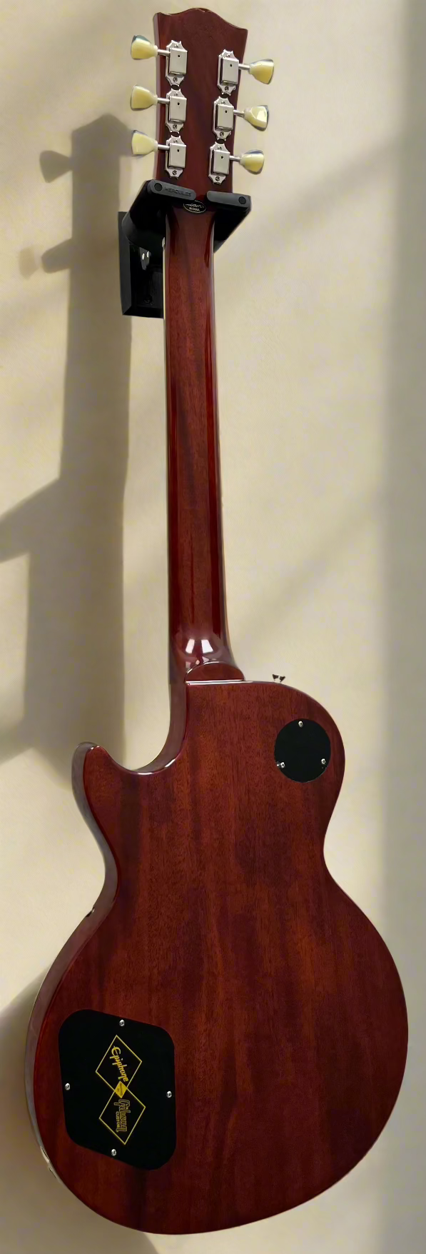 Epiphone 1959 Figured Flame Top Les Paul Standard Reissue Electric Guitar with Hardshell Case - Washed Bourbon Burst ECLPR9WBNH SERIAL NUMBER 24111522426 - 9.6 LBS