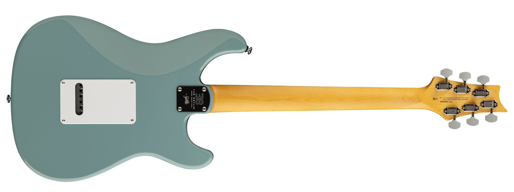 PRS Guitars LEFT HANDED John Mayer Silver Sky SE Electric Guitar with Gigbag - Stone Blue 114259::2J: