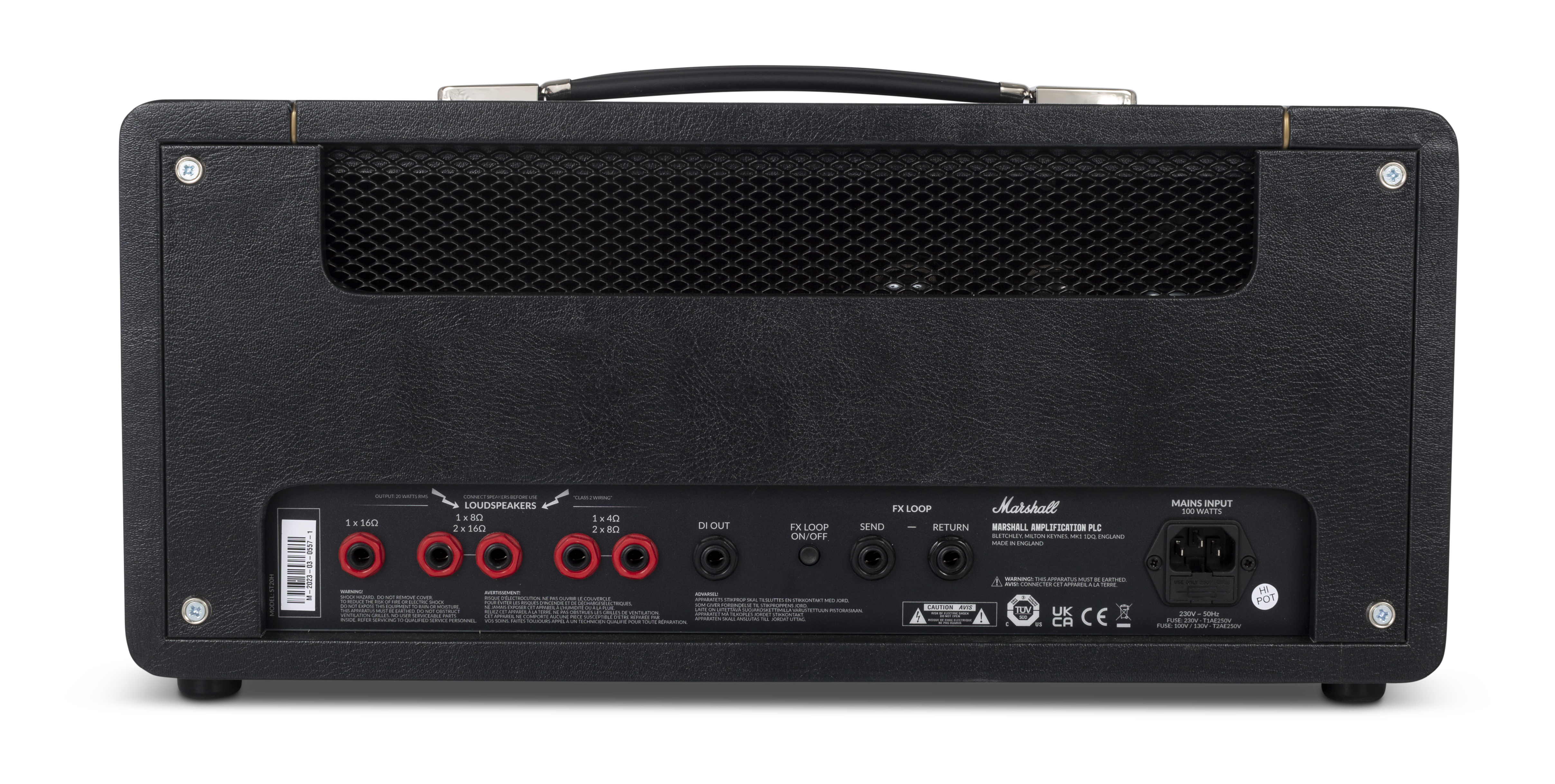 Marshall 20 Watt JTM Studio Valve Amp Head Made in the UK ST20H