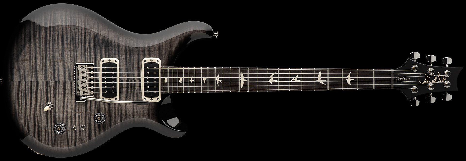 PRS Guitars USA S2 Custom 24-08 GS - Faded Gray Black Burst 112819::GS: