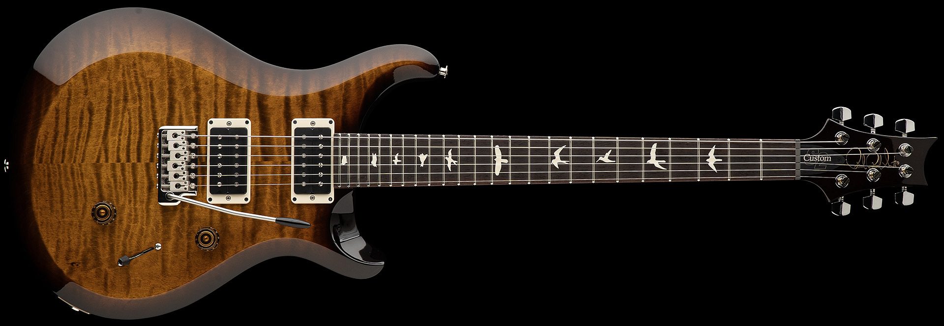 PRS Guitars USA S2 Custom 24 KW - Black Amber 112818::KW: