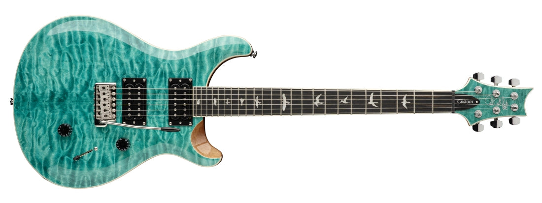 PRS Guitars SE Custom 24 - Quilt TU - Turquoise 107876::TU: