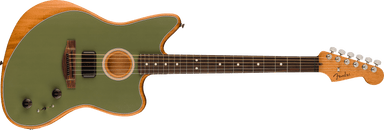 Fender Acoustasonic Player Jazzmaster, Rosewood Fingerboard, Antique Olive 0972233176