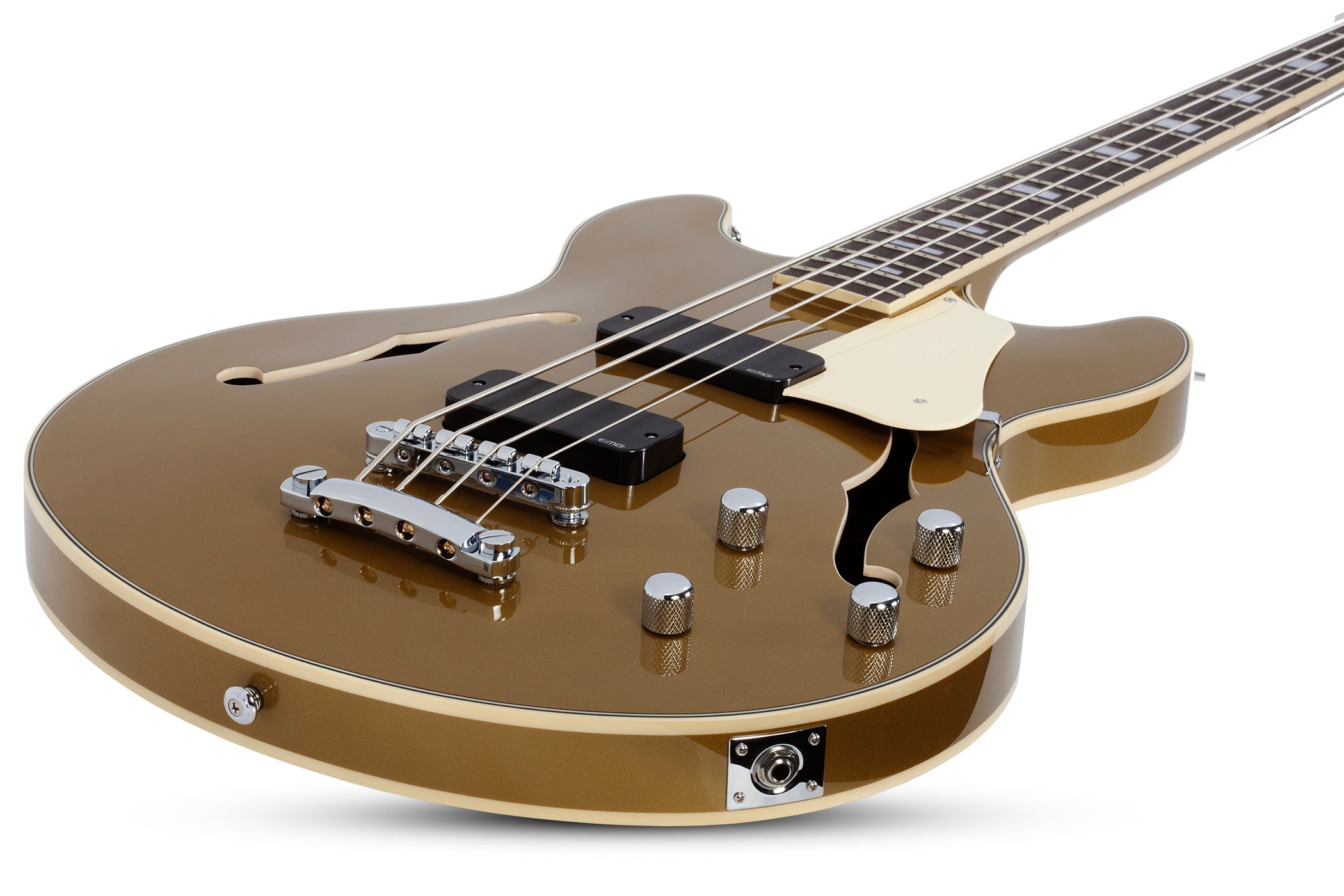 Schecter Corsair 4 String Electric Bass Metallic Gold 1551-SHC