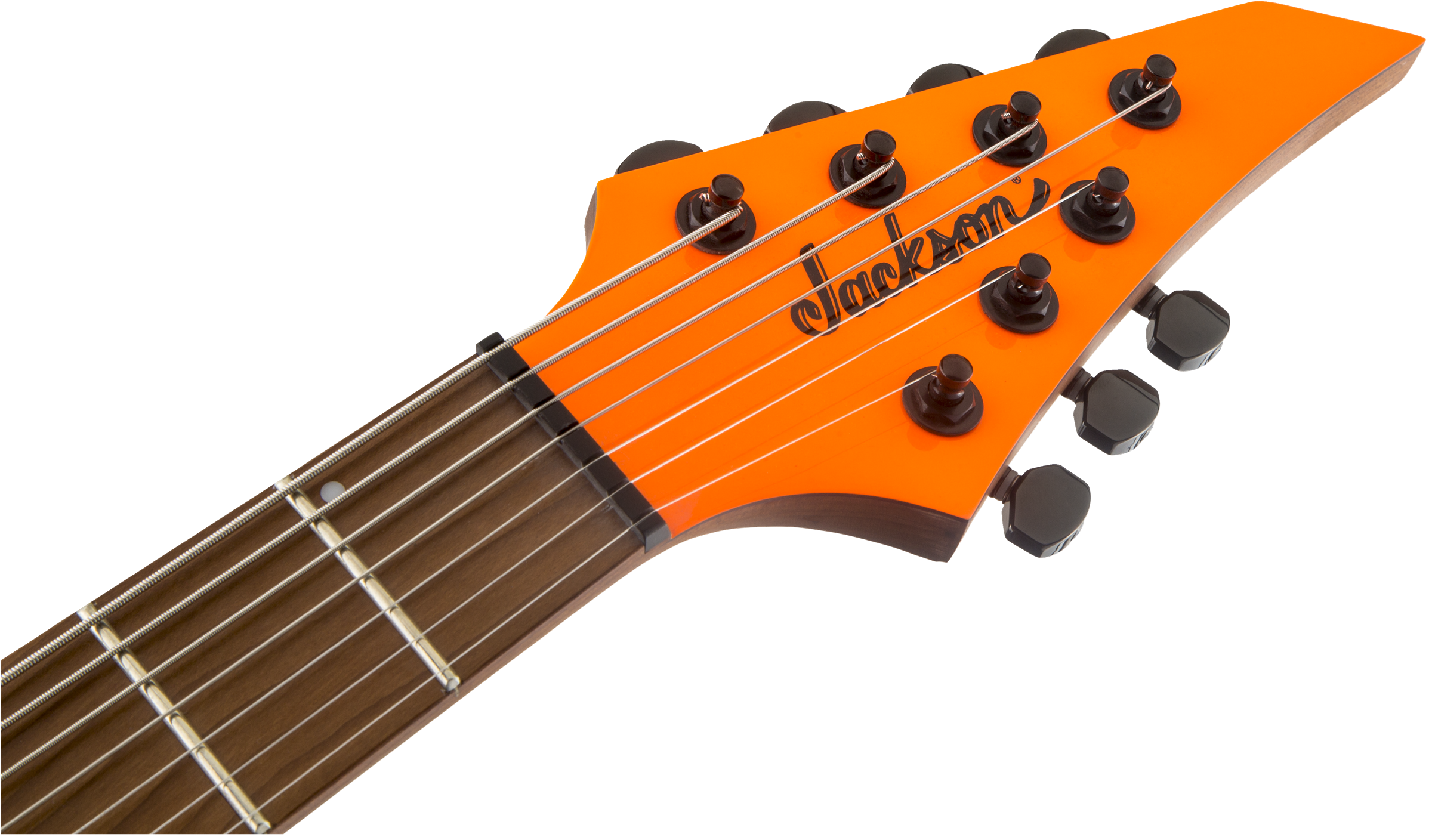 JACKSON Pro Series Signature Misha Mansoor Juggernaut HT7 Caramelized Maple Fingerboard Neon Orange 2914007580