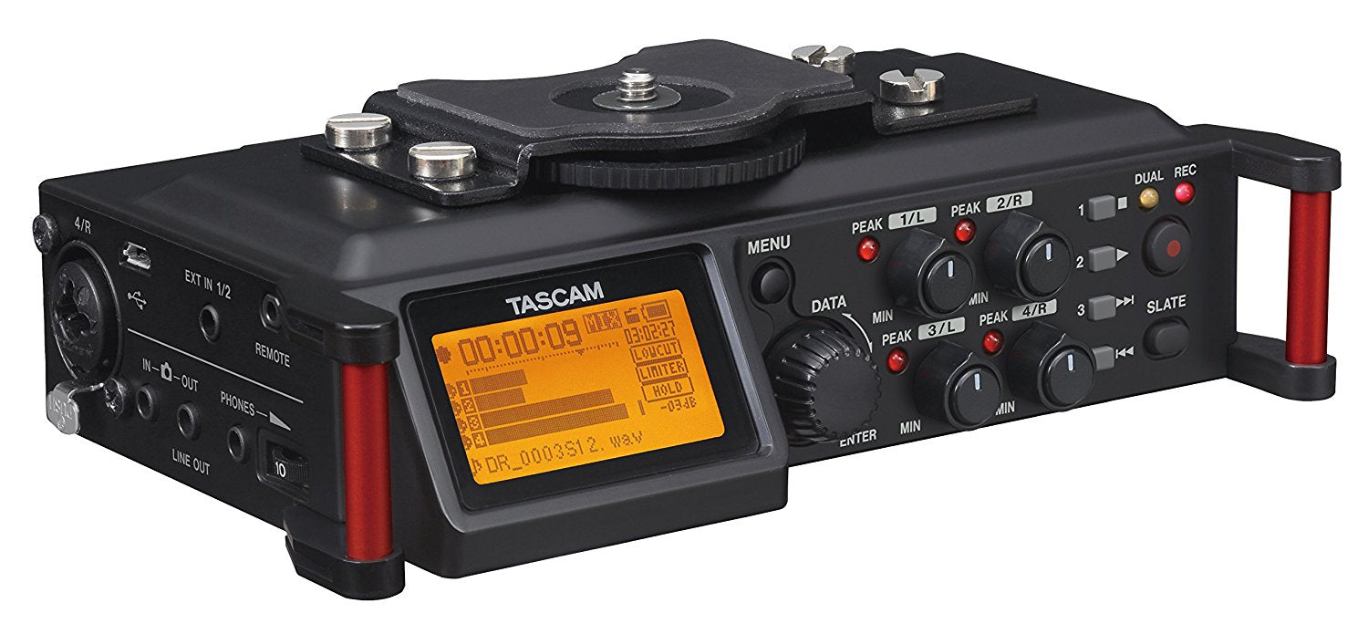 TASCAM DR-70D PORTABLE RECORDER FOR DSLR