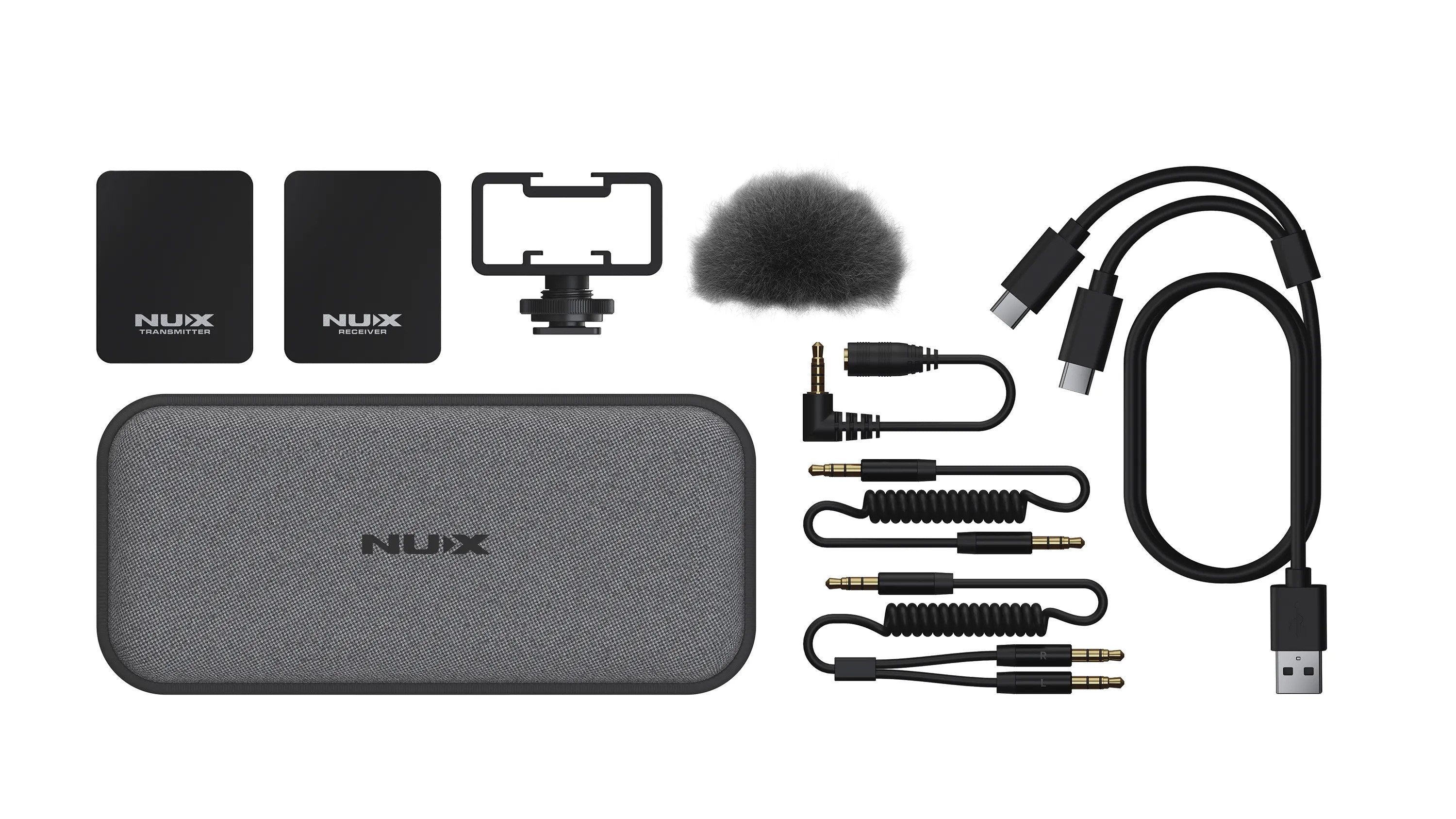 NUX Wireless Lavalier Vlog Microphone System B-10