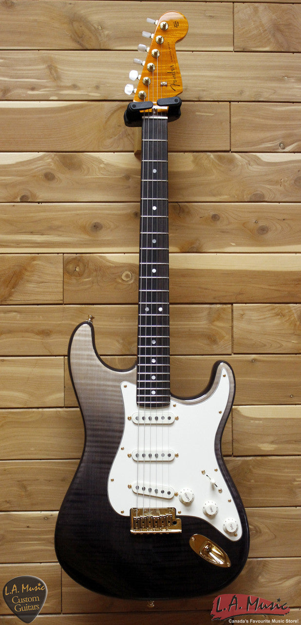 Fender Custom Shop American Custom Stratocaster Rosewood Flame Top Frostbite Fade 9231006868 - L.A. Music - Canada's Favourite Music Store!