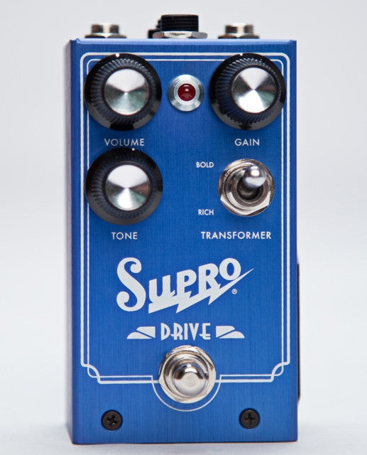 Supro Drive Effect Pedal Overdrive With Transformer & Gain Expression 1305