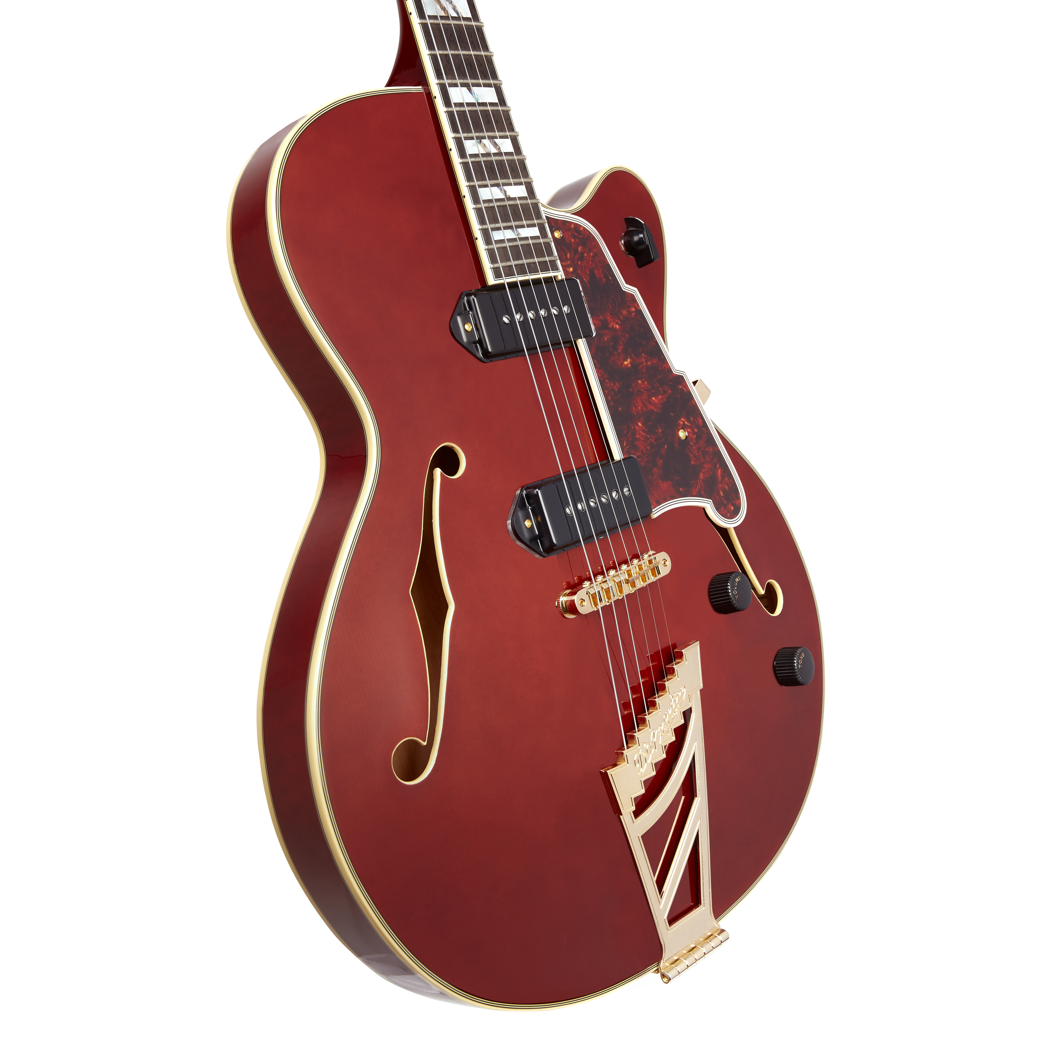 D'Angelico Excel 59 Hollowbody Electric Guitar With Stairstep Tailpiece, Viola DAE59VIOGT