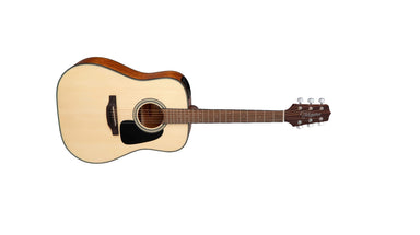 Takamine Dreadnought Acoustic Spruce Top Acoustic / Electric Guitar, Natural Satin GLD12E-NS