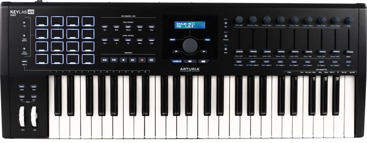 Arturia KeyLab MkII 49 Keyboard Controller - Black KEYLABMKII49BK