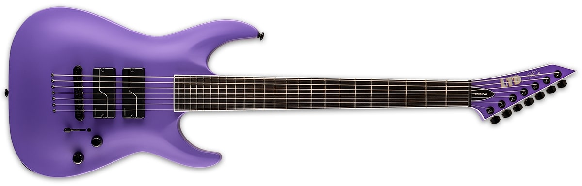 ESP LTD SC-607 Baritone Electric Guitar STEPHEN CARPENTER Purple Satin LSC607BPS