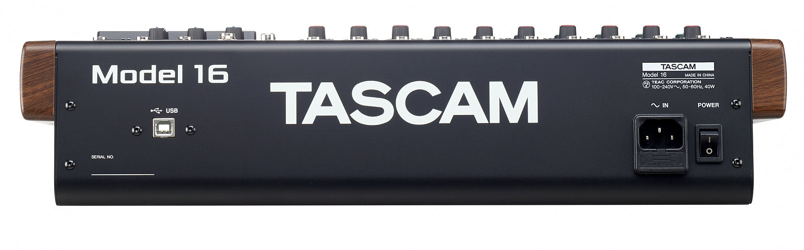 Tascam 14-Channel Analogue Mixer With 16-Track Digital Recorder MODEL16