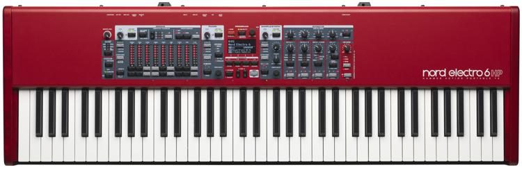 Nord Electro 6 HP 73 key piano action Lightweight Hammer Piano