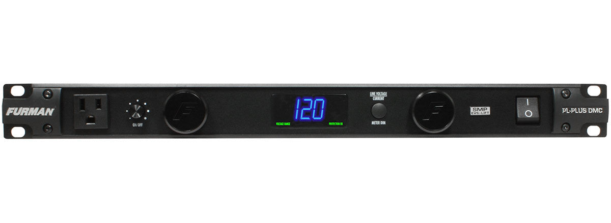Furman PL-PLUS-DMC 120V/15A Power Conditioner with Lights & Volt/Ammeter - L.A. Music - Canada's Favourite Music Store!
