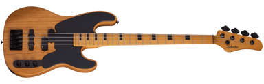 Schecter MODEL-T-SESSION-4-ANS Natural Satin 4 String Bass with EMG P J Pickups 2848-SHC