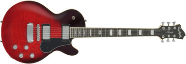 Hagstrom Swede MK 3 Model Electric Guitar With Case, Crimson Flame SWEMK3-CFL