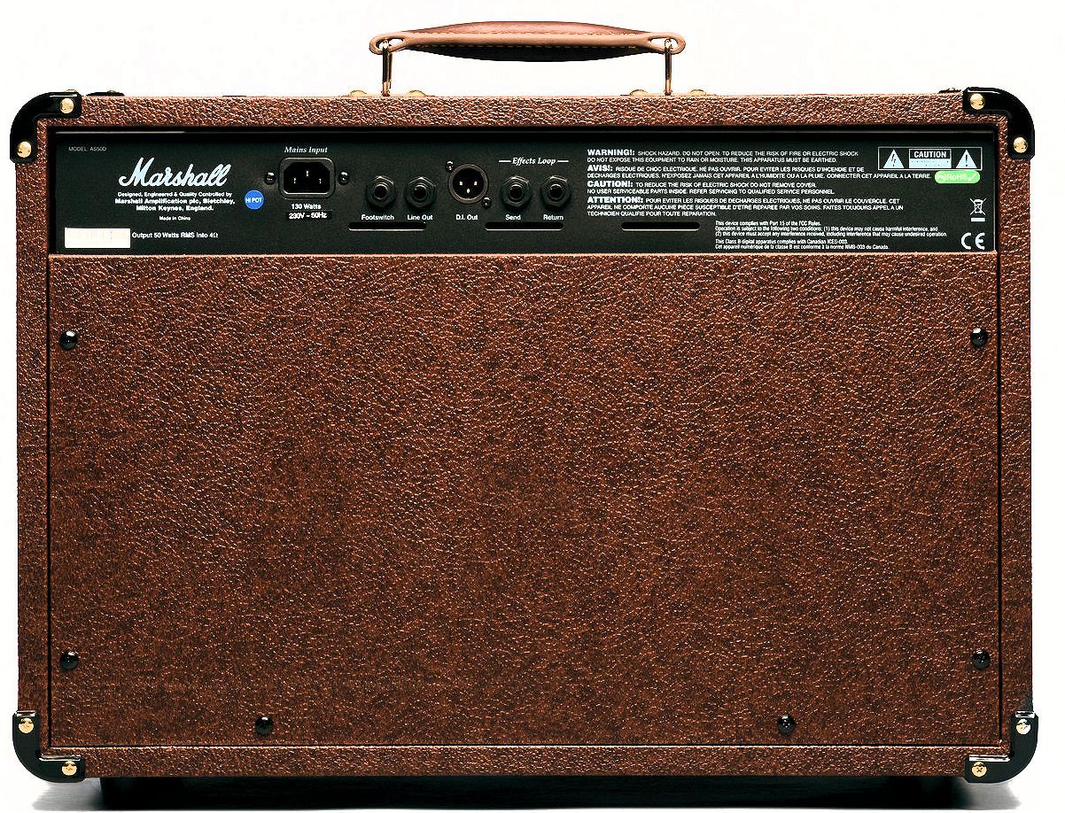 Marshall 50 Watt Acoustic Combo With Digital Effects AS50D