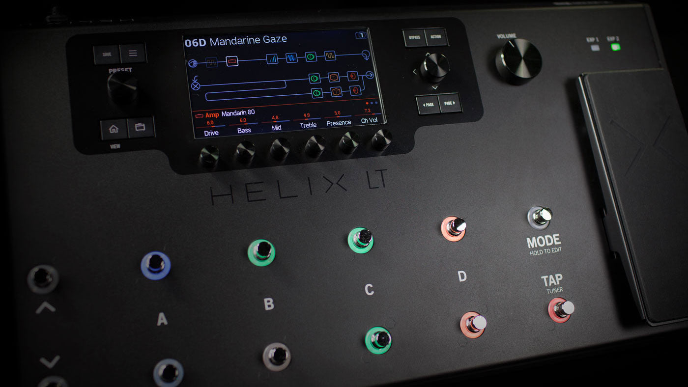 Line 6 Helix LT Amp and FX Pedal Board Multi Effects - L.A. Music - Canada's Favourite Music Store!