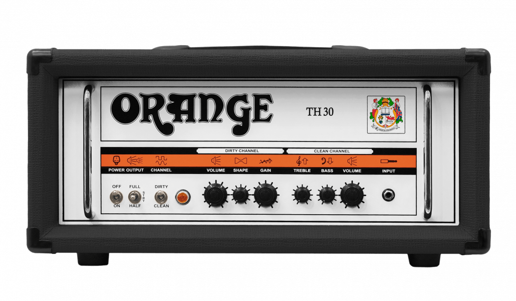 Orange TH30H-BK TH 30 Watt Twin Channel Guitar Head Black
