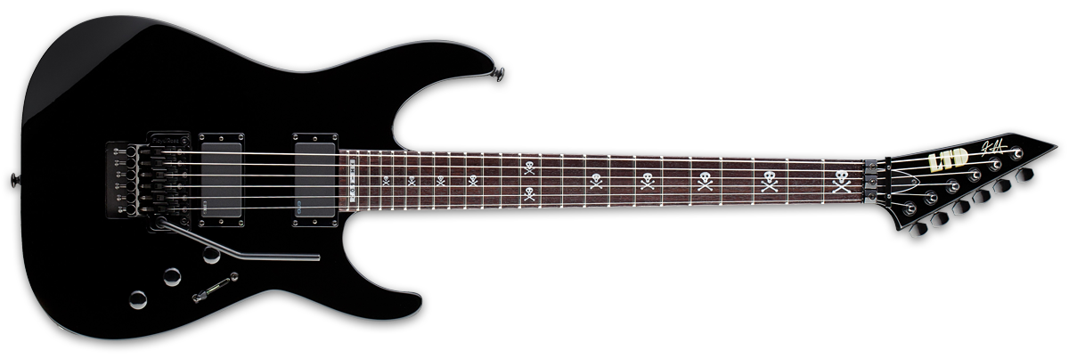 ESP LTD KH602 Black Kirk Hammett Signature Guitar