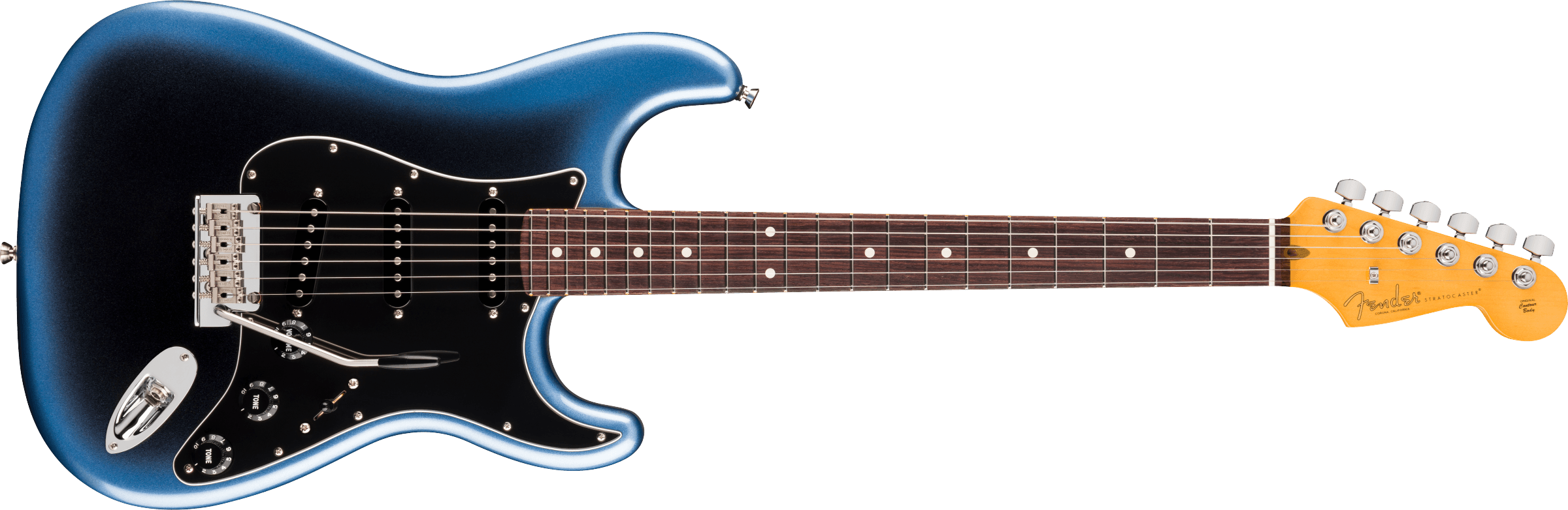 FENDER American Professional Stratocaster MADE IN THE USA Rosewood Fingerboard, Dark Night 011-1110-761 SERIAL NUMBER US26081717 - 8 LBS 4 OZ