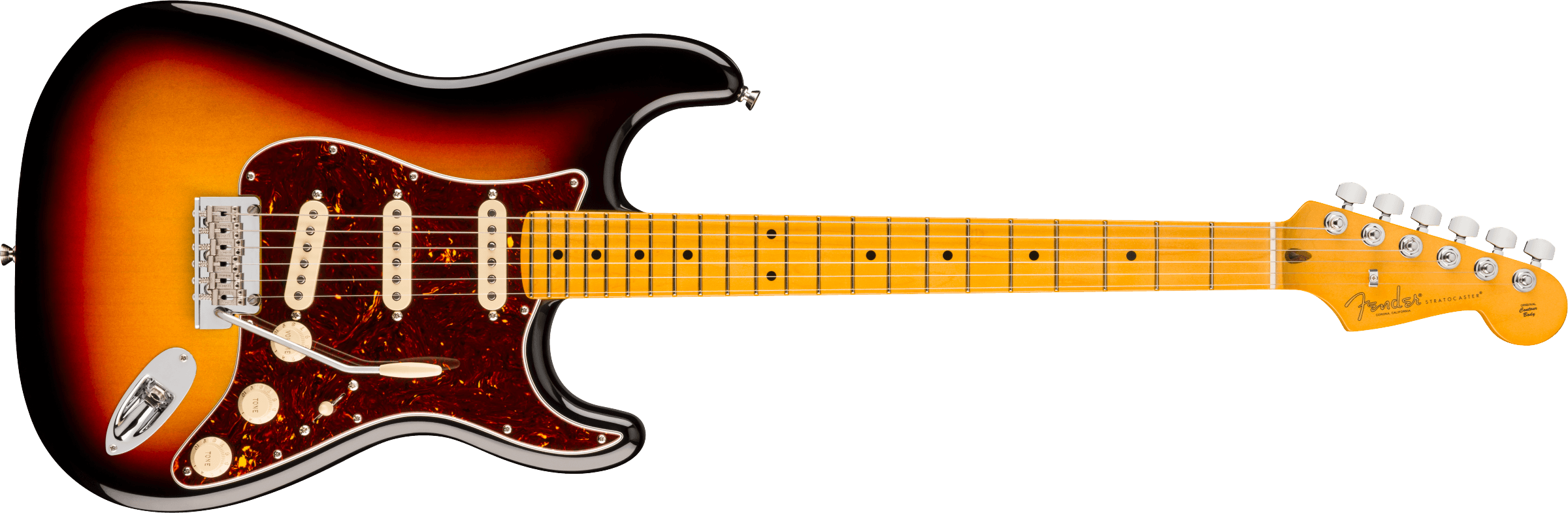 FENDER  American Professional Stratocaster MADE IN THE USA Maple Fingerboard, 3-Color Sunburst 011-1112-700
