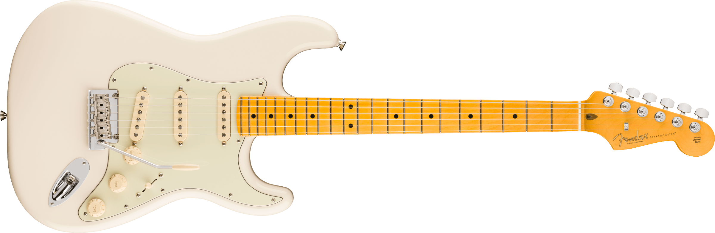 FENDER American Professional Stratocaster MADE IN THE USA Maple Fingerboard, Olympic White 011-1112-705