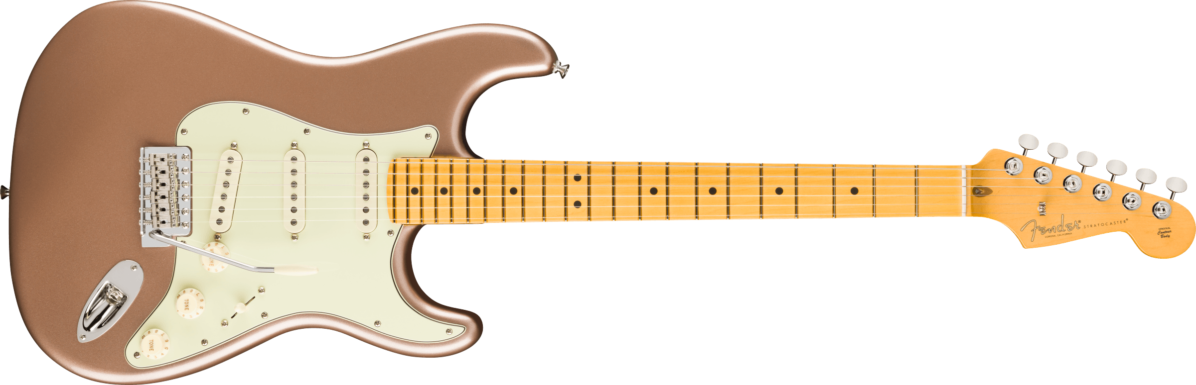 Fender American Professional Classic Stratocaster Maple Fingerboard, Faded Firemist Gold 0114942384
