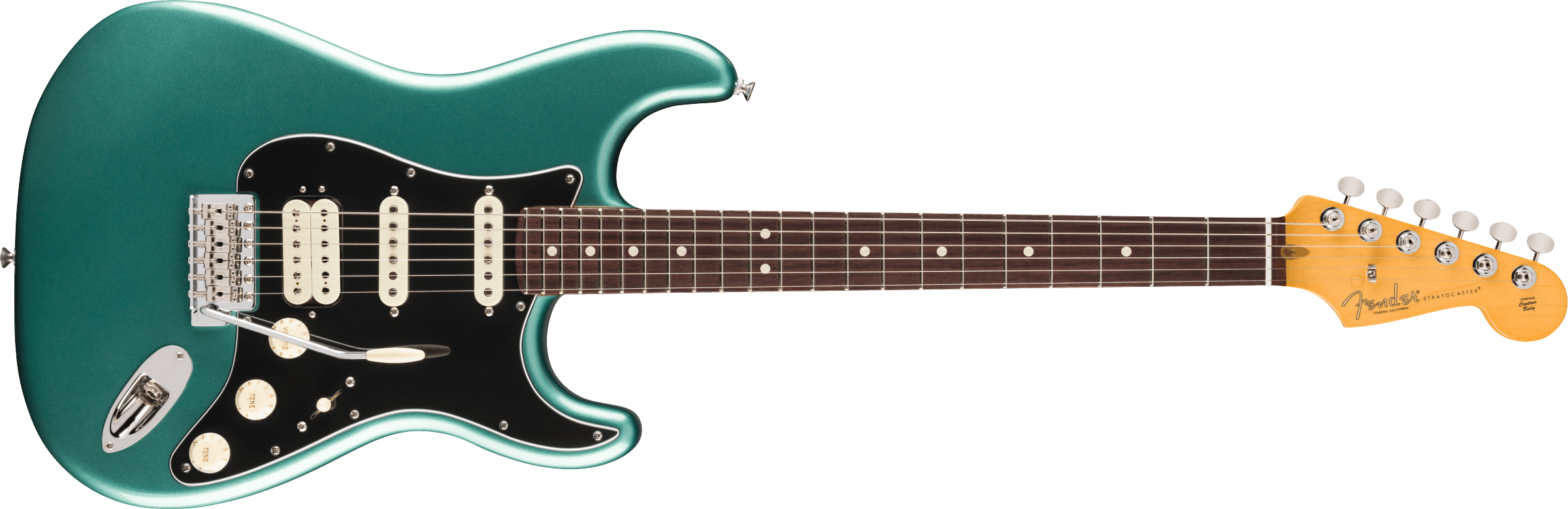 Fender American Professional Classic Stratocaster HSS, Rosewood Fingerboard, Faded Sherwood Green Metallic 0114950374