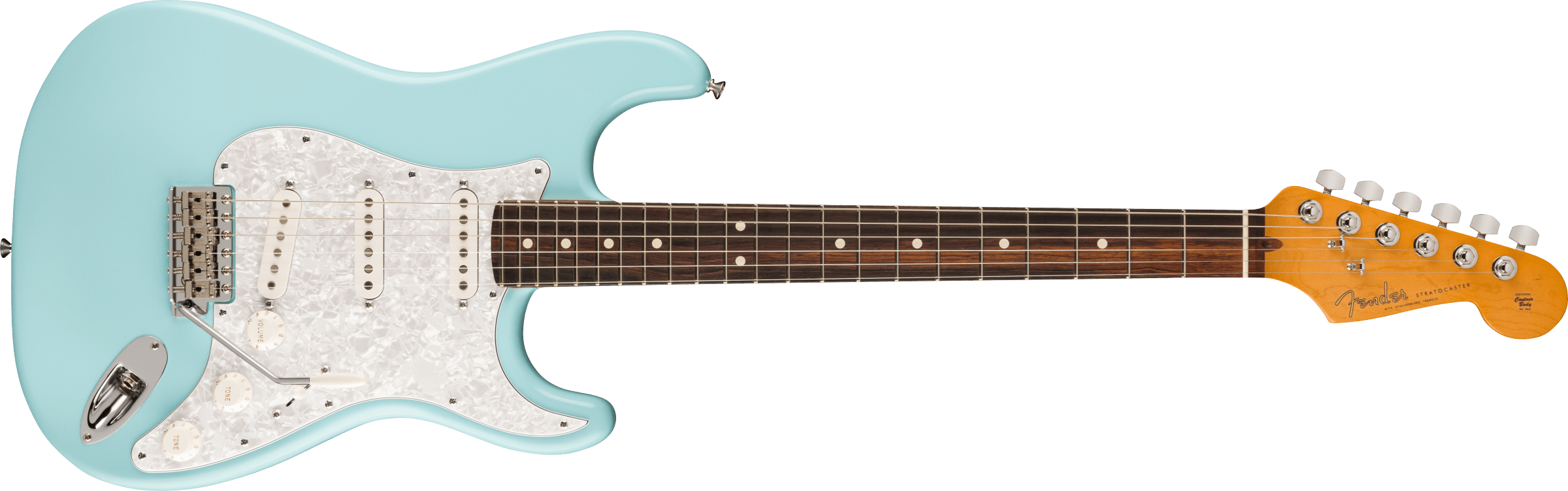 FENDER Limited Edition Cory Wong Stratocaster Rosewood Fingerboard, Daphne Blue 0115010704