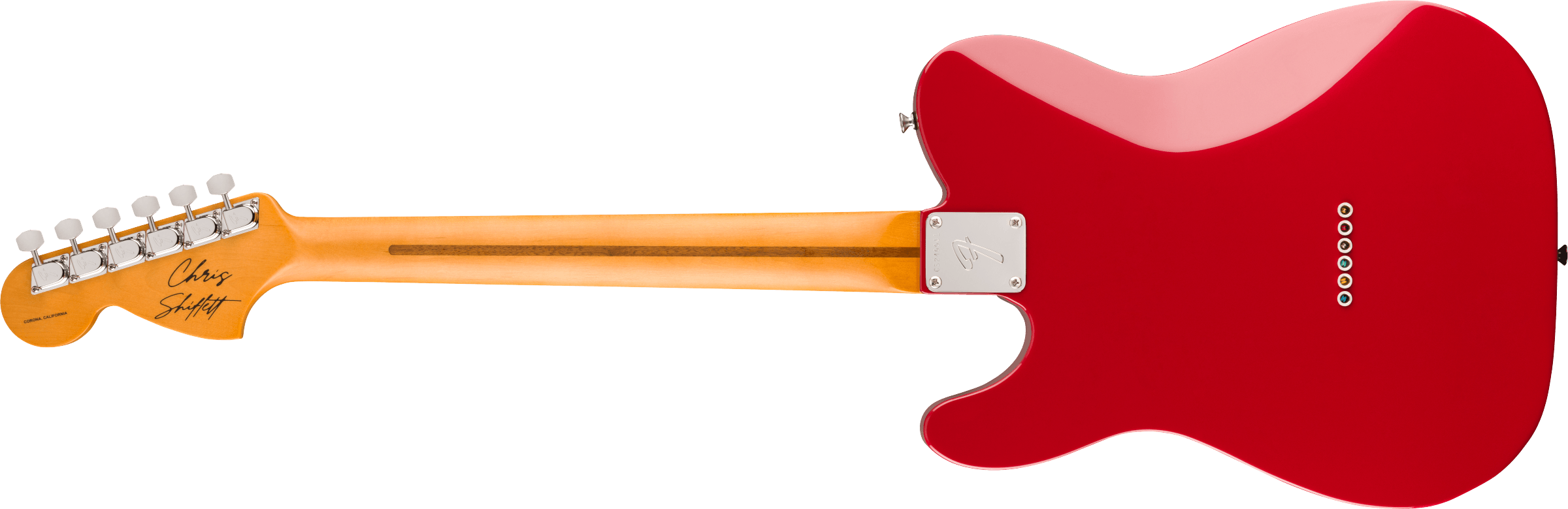Fender USA Chris Shiflett Cleaver Telecaster Deluxe, Rosewood Fingerboard, Dakota Red 0117450754 SERIAL NUMBER CS240666 - 8.2 LBS