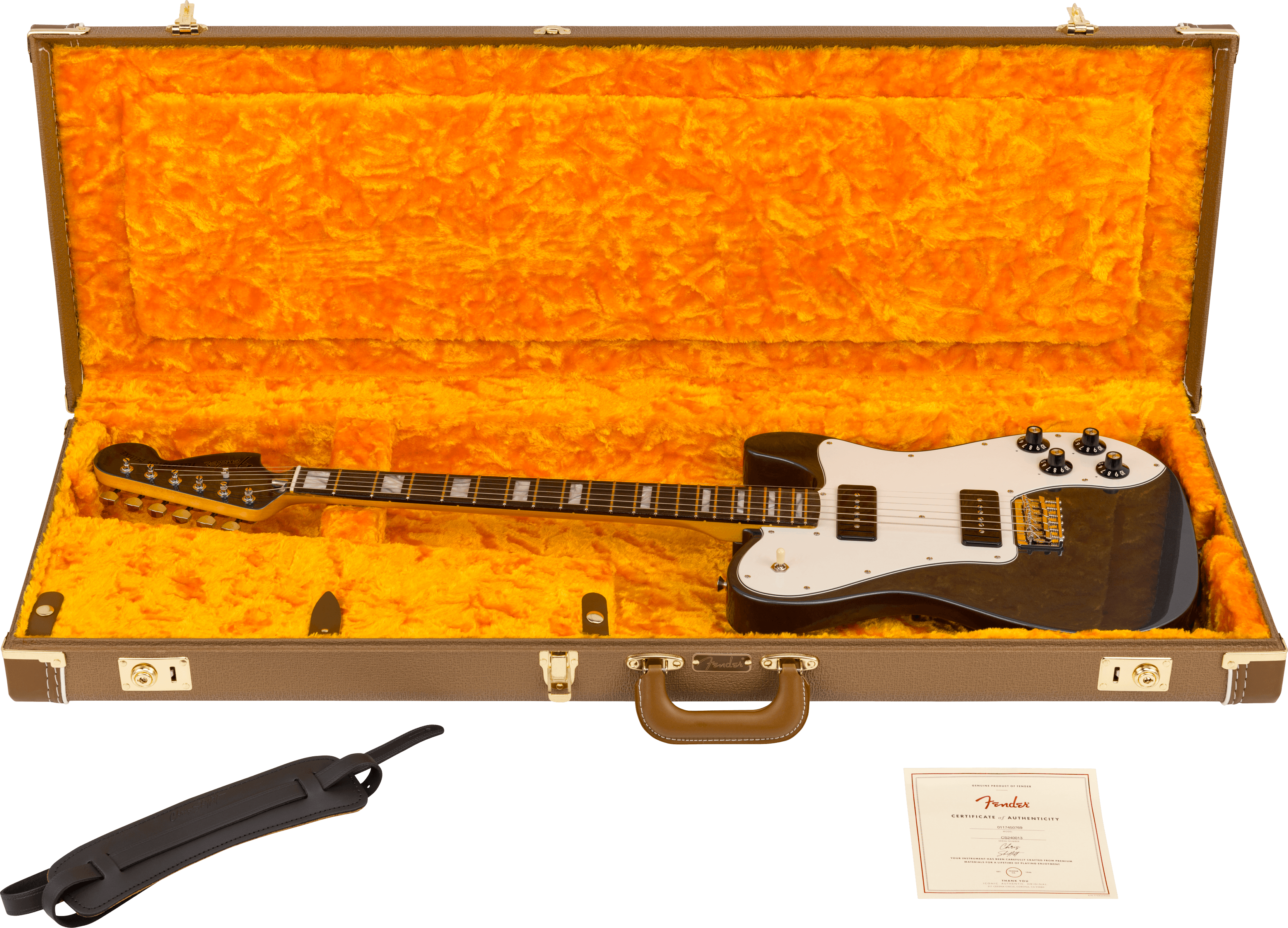 Fender USA Chris Shiflett Cleaver Telecaster Deluxe, Rosewood Fingerboard, Dakota Red 0117450754 SERIAL NUMBER CS240666 - 8.2 LBS
