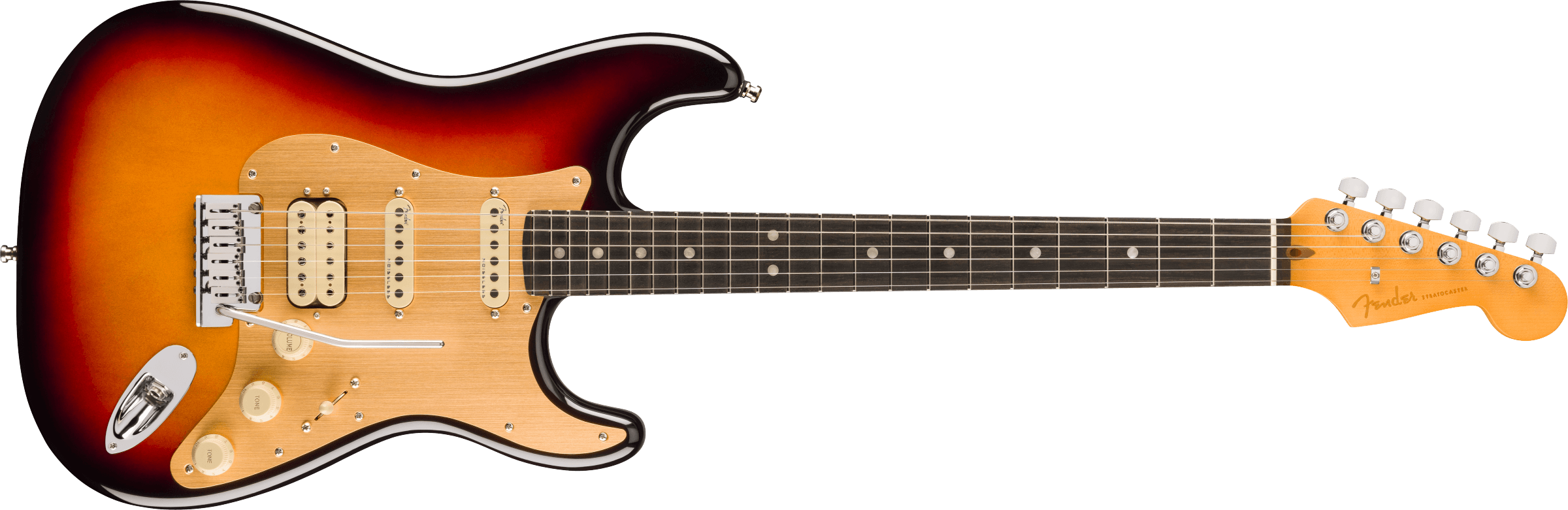 Fender American Ultra II Stratocaster® HSS, Ebony Fingerboard, Ultrabu