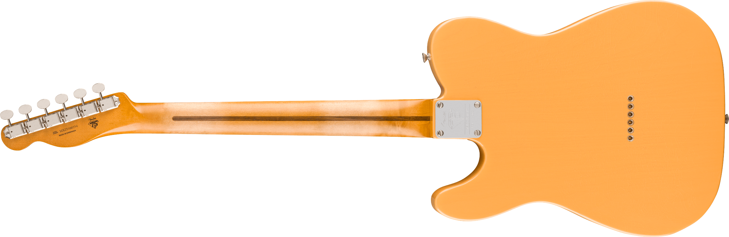 Fender 75th Anniversary Vintera Road Worn 1951 Telecaster Maple Fingerboard Butterscotch Blonde 0140122750 SERIAL NUMBER MX26002957 - 7 LBS 13 OZ