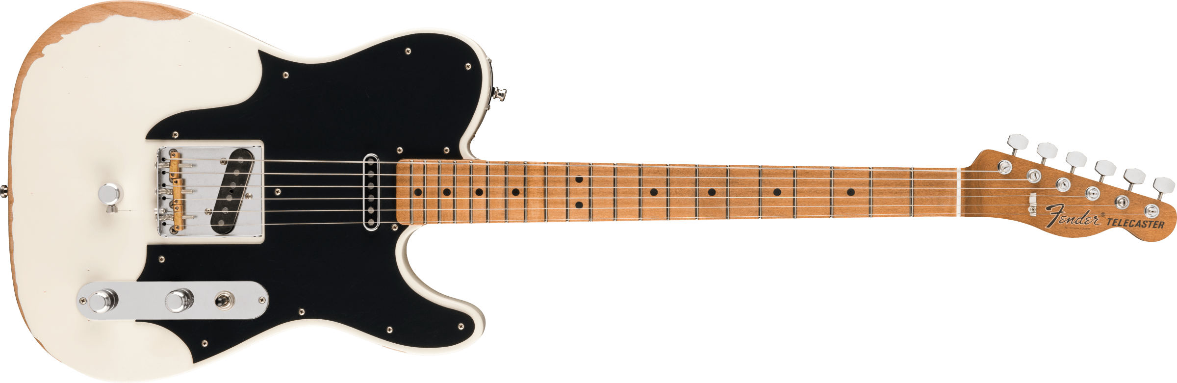 FENDER John Osborne Road Worn Telecaster Maple Fingerboard, Olympic White 0140372705 SERIAL NUMBER J0000466 - 7 LBS 4 OZ