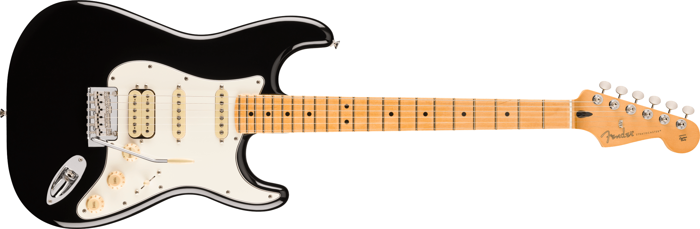 Fender Player II Stratocaster HSS, Maple Fingerboard, Black