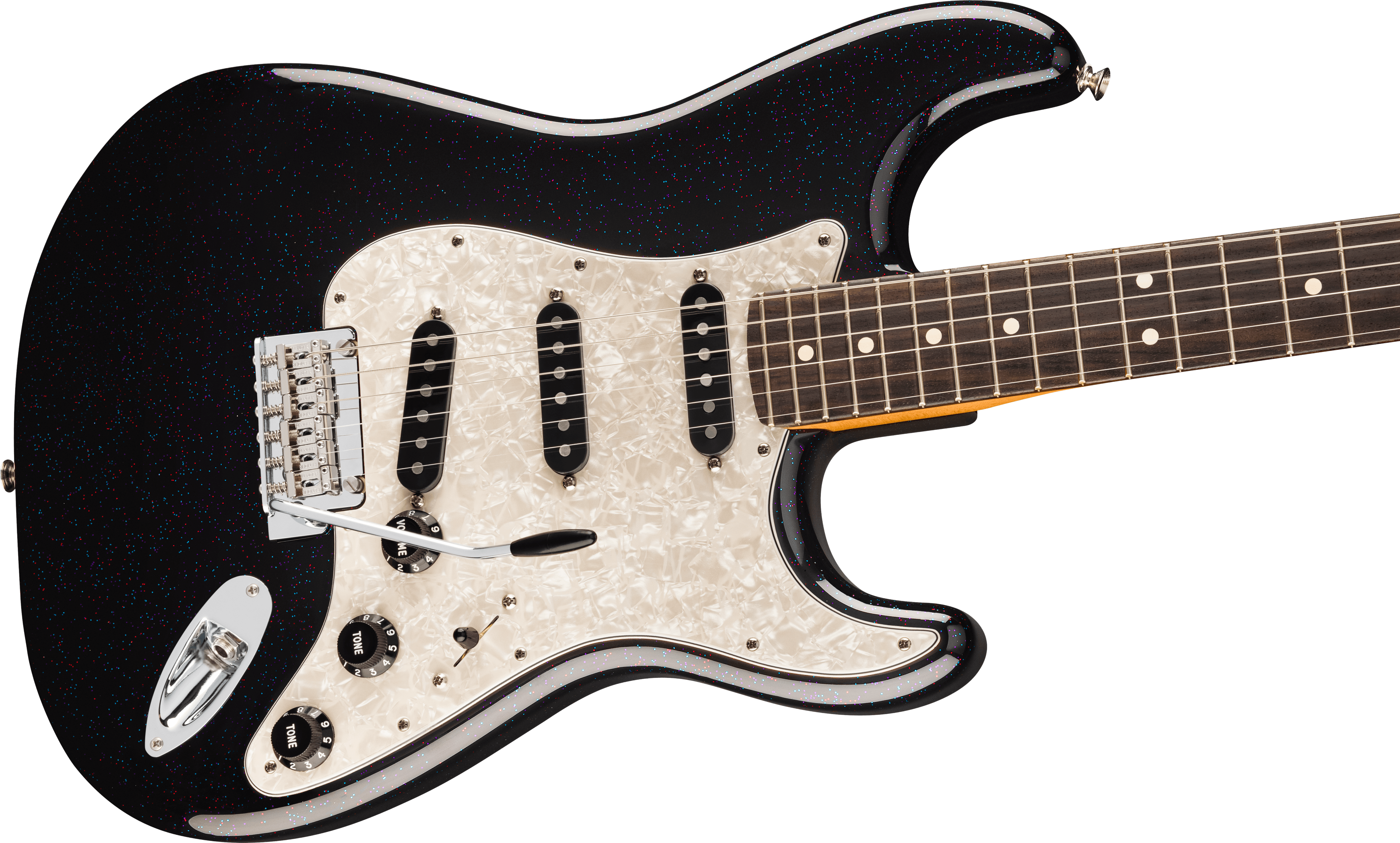 Fender 70th Anniversary Player Stratocaster Rosewood Fingerboard Nebula Noir 0147040397