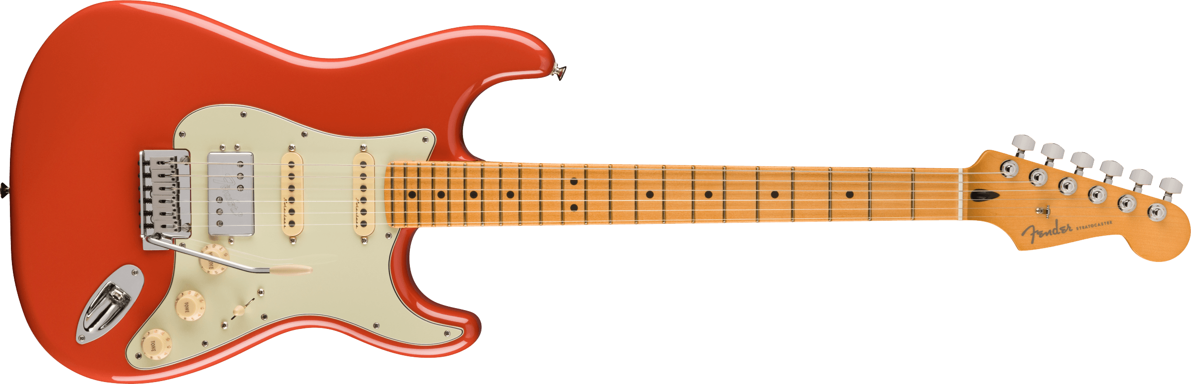 Fender Player Plus Stratocaster HSS Maple Fingerboard Fiesta Red