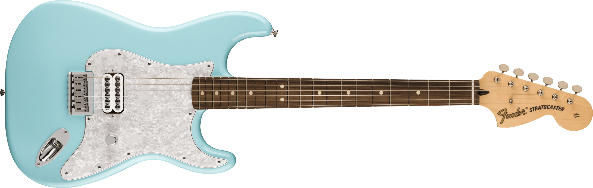 FENDER Limited Edition Tom Delonge Stratocaster, Rosewood Fingerboard, Daphne Blue 0148020304