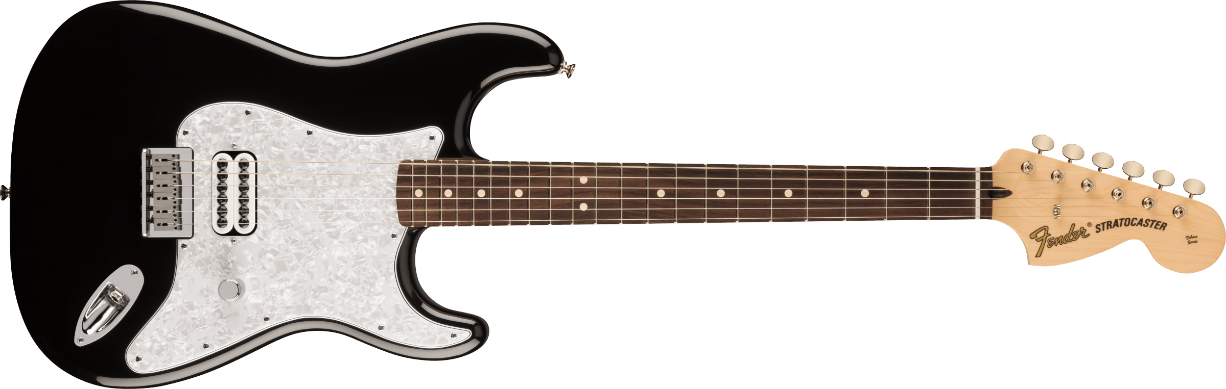 FENDER Limited Edition Tom Delonge Stratocaster Rosewood Fingerboard, Black 0148020306