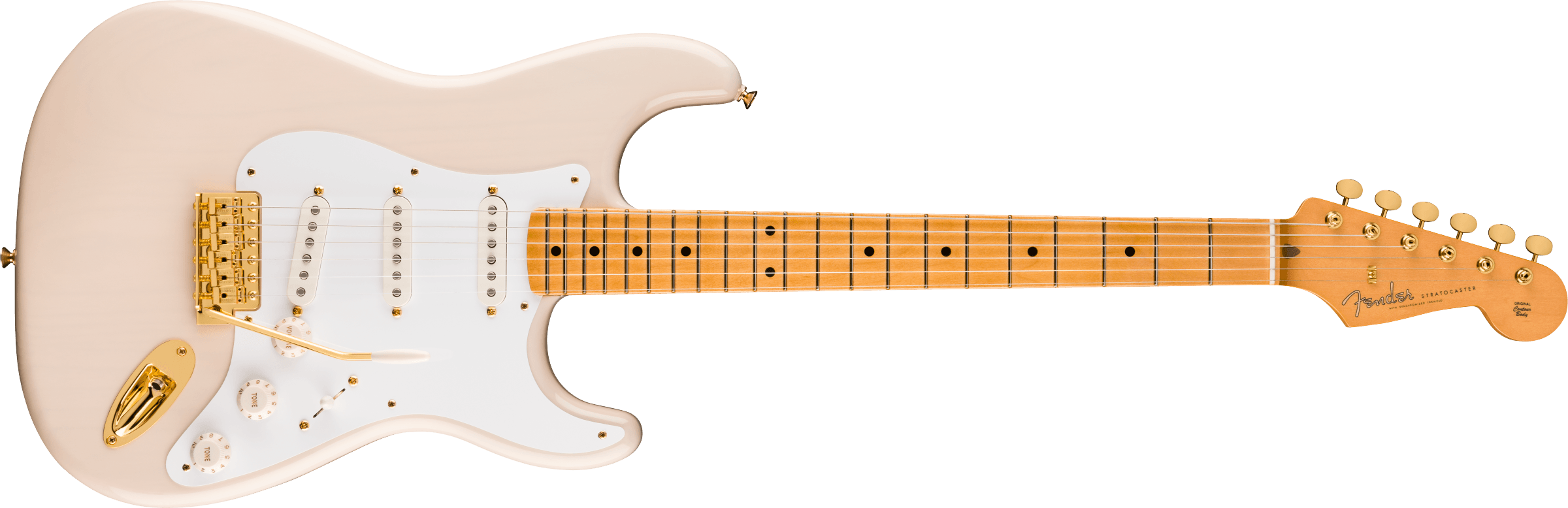 Fender Limited Edition Vintera III Late 50s Stratocaster Maple Fingerboard, White Blonde 0149182301 SERIAL NUMBER MX26029034 - 8 LBS 8 OZ