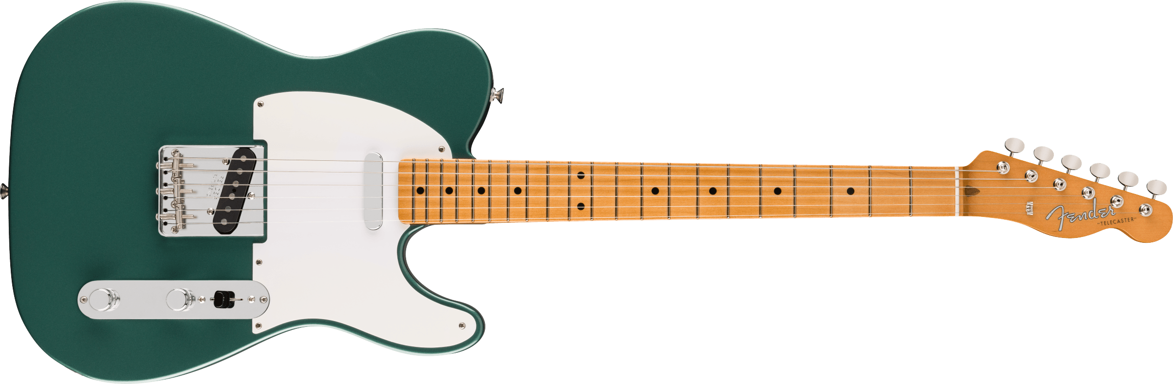 Fender Vintera III Late 50s Telecaster Maple Fingerboard, Sherwood Green Metallic 0149192346