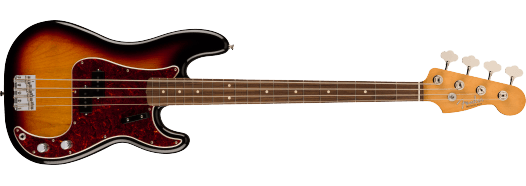FENDER Vintera II 60s Precision Bass, Rosewood Fingerboard, 3-Color Sunburst 0149220300